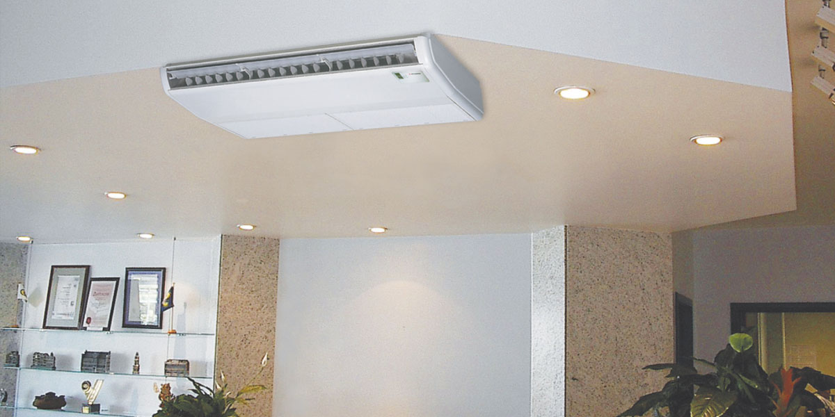 Floor-Ceiling Split Air Conditioner — detail view