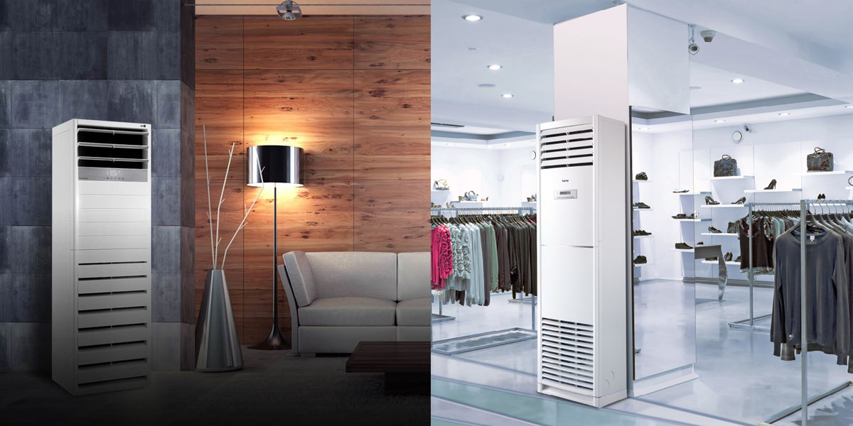 Floor-Standing Split Air Conditioner — detail view
