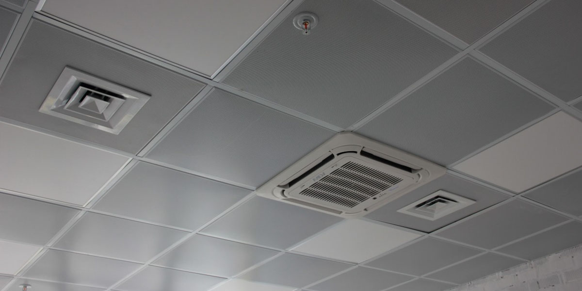 Floor-Ceiling Fan Coil Units — detail view