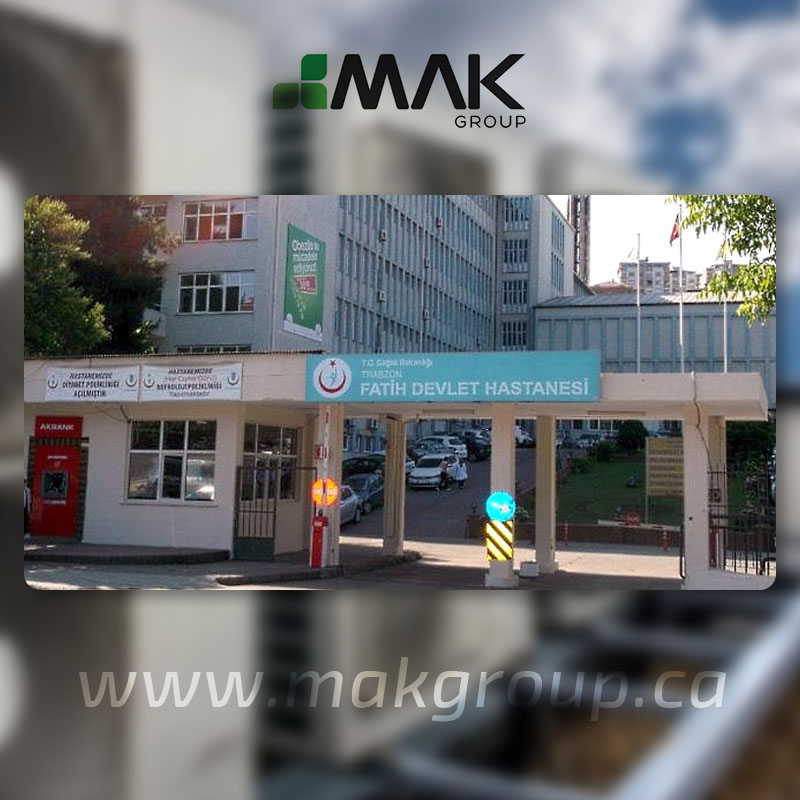 Low-rise commercial frontage with entrance glazing